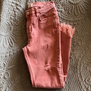 Free People - We The Free Distressed Skinny Jeans